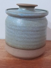 Stoneware Kitchen Lidded Canister   Duck Egg Blue   Colourway   4" high