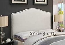 Luxury Dewsbury Buttons Upholstered Chenille Fabric Headboard with 30" Height