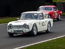Classic car racing Triumph TR4 and MGB Roadster, Brands Hatch May 2025