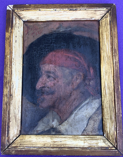 Antique original enrico belli - original,