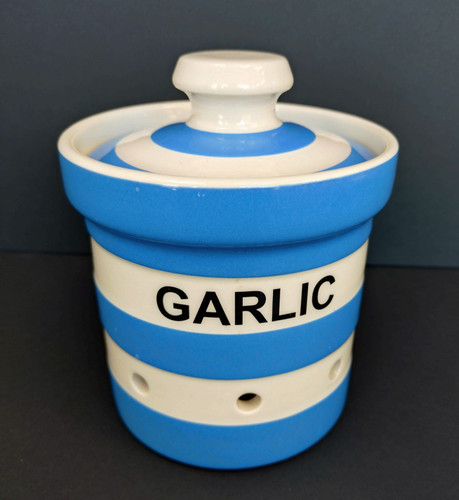 Green cornishware garlic - green,