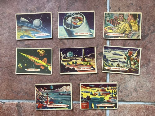 Gum 1958 space cards - gum,