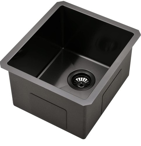 Black undermount bar sink - bar,