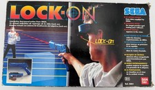 Boxed Vintage Sega Lock On Laser Gun Set & Headset Laser Tag Game/Toy,Pre-Owned