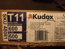 Kudox type 11 T11 600x600 Single Panel Single Convector Central Heating Radiator