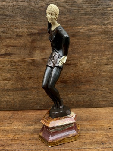 Art deco charleston dancer - art,