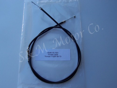 Triumph throttle cable t100 - throttle,