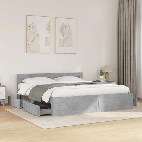 Modern wooden concrete grey - modern,