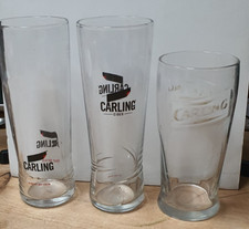 Carling pint glasses - ,