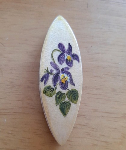Wood tatting shuttle - wood, shuttle.