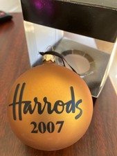 Harrods bauble christmas tree decorations 2007