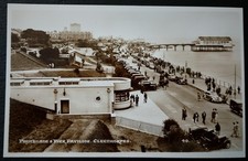 Postcard - Cleethorpes Promenade & Pier Pavillion - Lincolnshire Real Photo