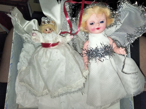 Vintage christmas tree fairy - vintage,