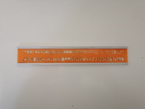 Vintage rotring lettering and - rotring,