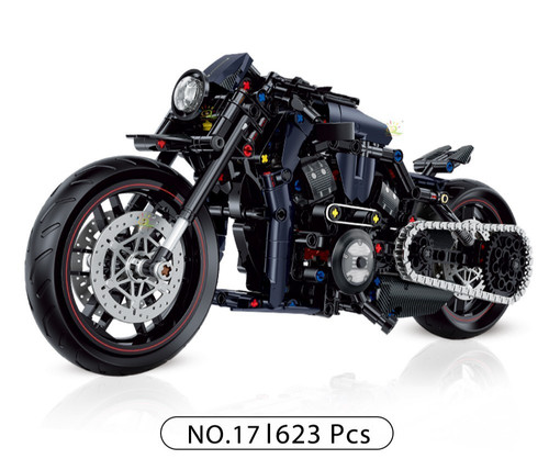 Classic motorbike building - classic,