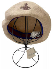 V W Beret hat Cap Beige Orb