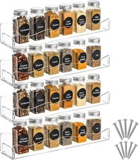 Pack clear acrylic spice - 4,