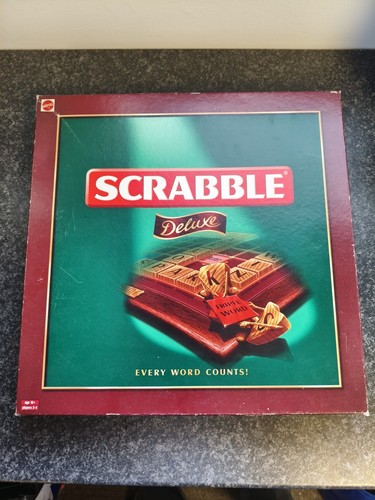 Scrabble deluxe board game - board,