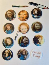 Childs play cake toppers x15