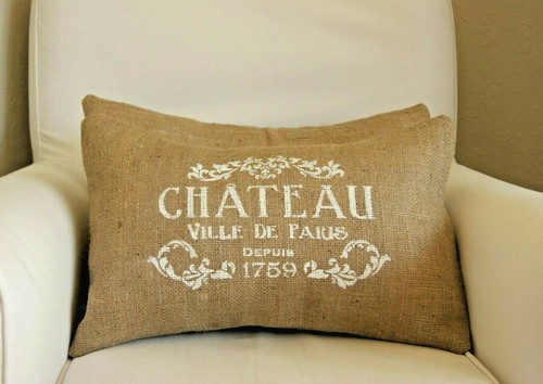 Chateau cushion cover hessian - cushion,