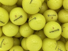 36 PEARL  A GRADE YELLOW TAYLORMADE GOLF BALLS INCLUDES 50 FREE TEES
