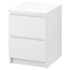 New IKEA MALM Chest of Drawers 2 3 4 6 Drawer White Bedroom Storage Unit Modern