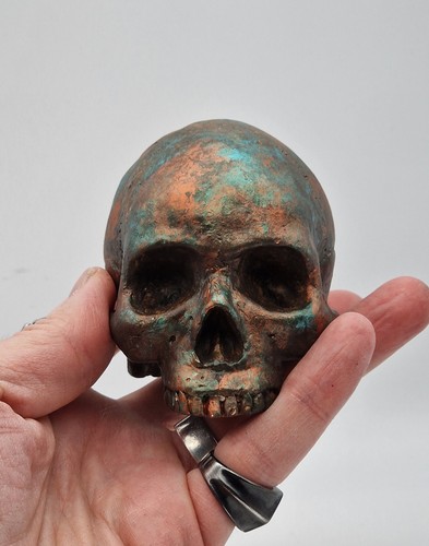 Copper patina effect small - copper,