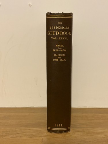 Clydesdale stud book vol - stud,