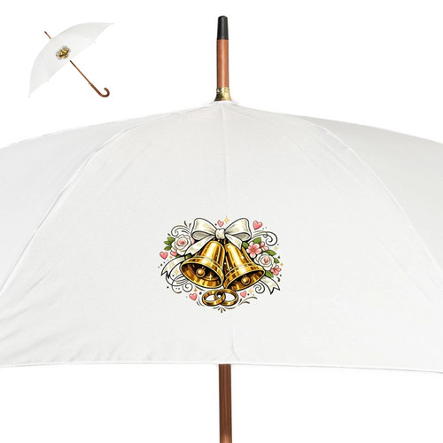 White wedding umbrella - umbrella,