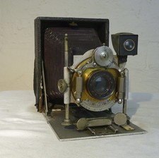 ANTIQUE BAUSCH & LOMBE UNICUM BELLOWS PLATE CAMERA (READ DESCRIPTION)