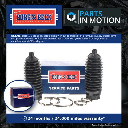 Steering rack boot - steering, fits
