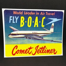 BOAC Comet Jetliner Airline