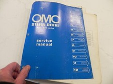 OMC Stern Drive Service Manual  1978    P# SDL-1091 Various HP's  Nice Manual