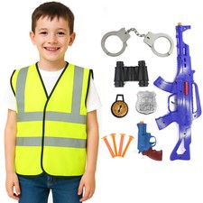 Boys Police Costume Set High