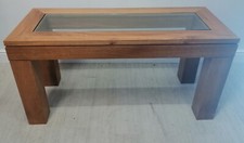 LOVELY UNUSAL NARROW OAK COFFEE TABLE REF: HF12383