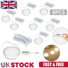 8x 12V Interior LED Spot Lights For VW T4 T5 Camper/Van/Caravan/Motorhome Light