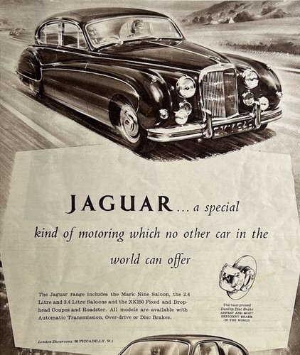 Vtg 1959 jaguar cars - 1959, ix