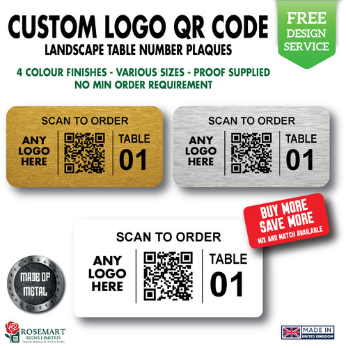 Custom code table number - qr,