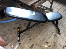 Black Adjustable Folding Workout Utility Bench, Hardly Used, Perfect Condition