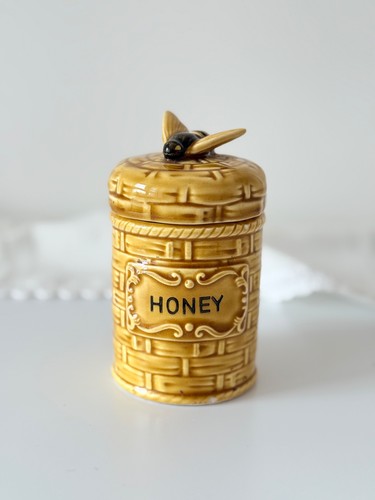 Vintage ceramic honey - ceramic,