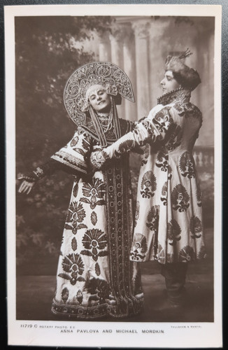 Vintage postcard anna pavlova - postcard,