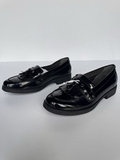 Geox Agata Girls Black Patent