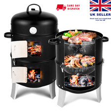 Vertical Charcoal Smoker BBQ