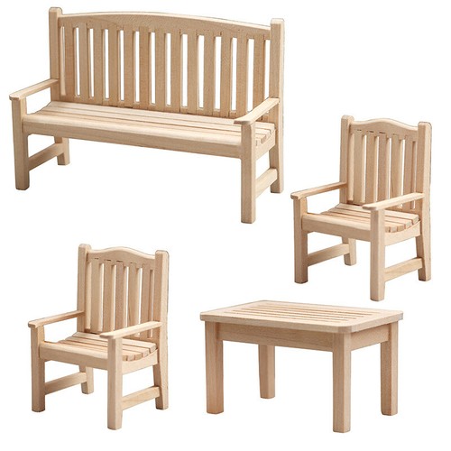 4pc set dollhouse miniature - dollhouse,