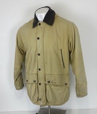 Barbour Fountaine Bleu Hunting Jacket Tan Size Medium Men’s