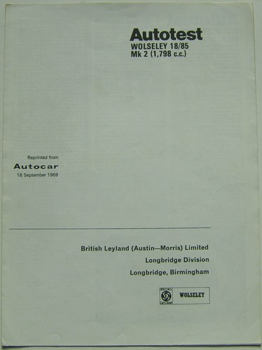 Wolseley 2 1798cc - wolseley, 18/85