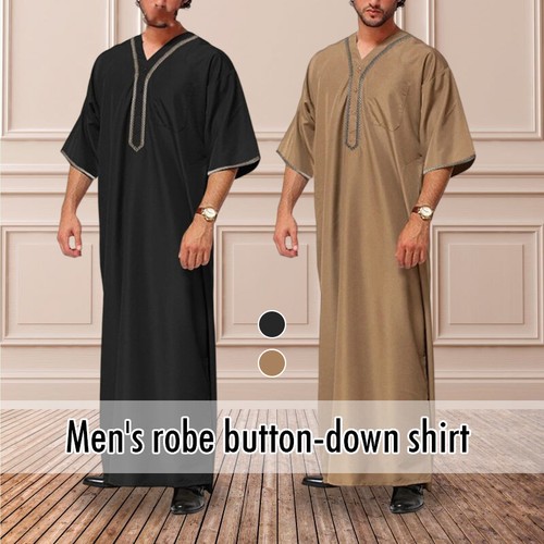 Mens muslim kaftan long sleeve - muslim,
