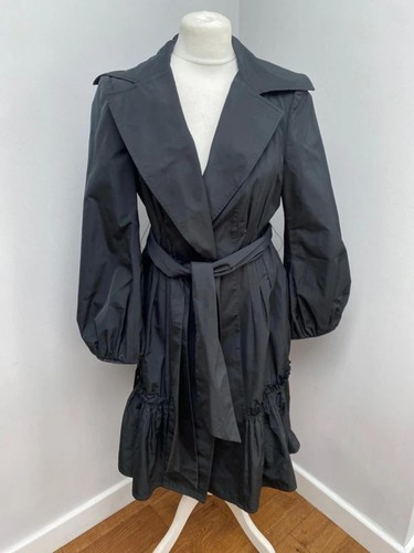 Coast black duster coat size - coast,