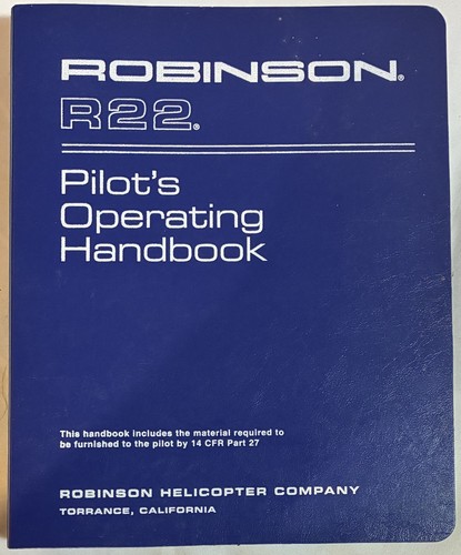 Robinson helicopter r22 - robinson,