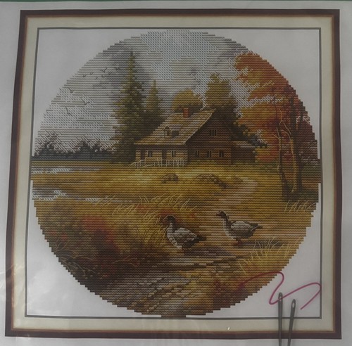 Wild geese golden autumn - wild,